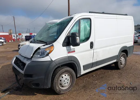 2022 Ram Promaster 1500 Low Roof 118 Wb z USA, uszkodzony, nr VIN 3C6LRVNG1NE130509